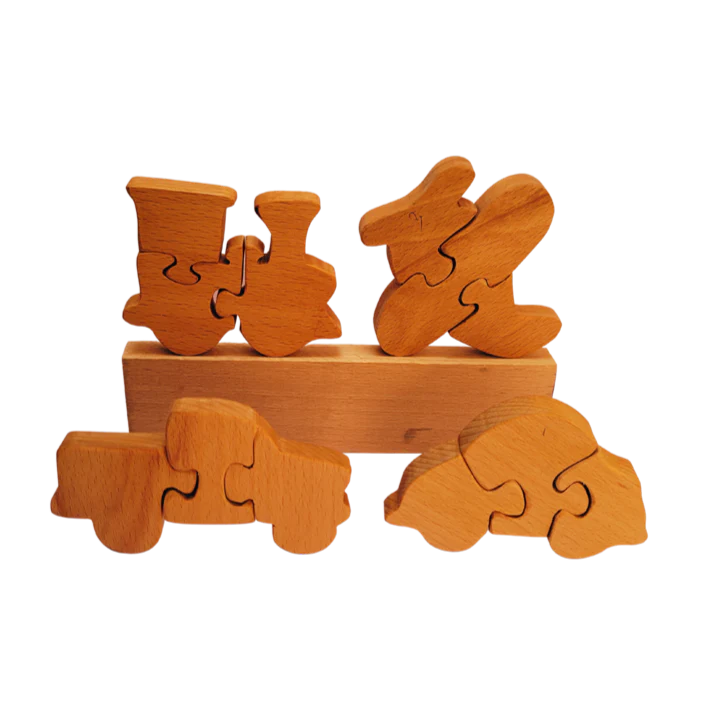 Playminds Educational Pre-school Transport Toddler mini puzzle | Jigsaw Puzzle | Brain Booster Puzzle| Beach Wood Puzzles