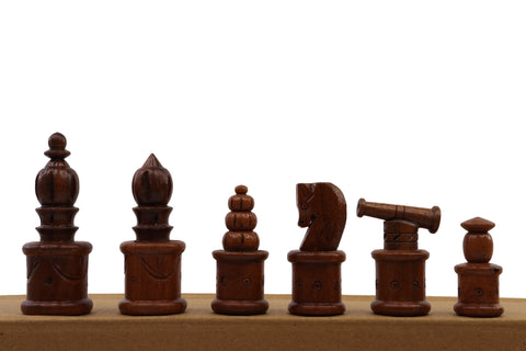 playminds 21-Inch Modernist Cylindrical Metal Chess Set | Solid Brass & Gunmetal