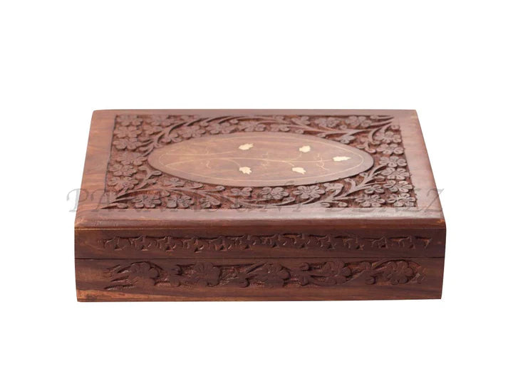 Wooden Handcrafted Chess Box