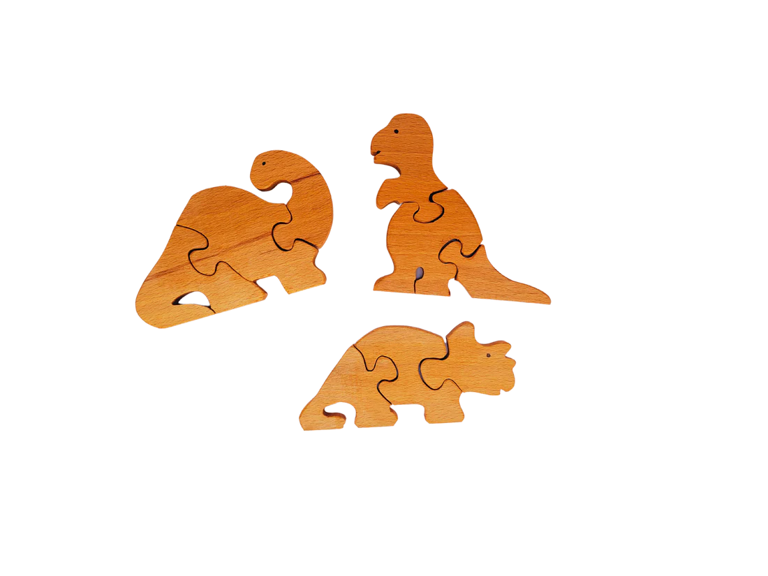 Playminds Educational Pre-school Dinosaurs mini puzzle | Jigsaw Puzzle | Brain Booster Puzzle| Beach Wood Puzzles