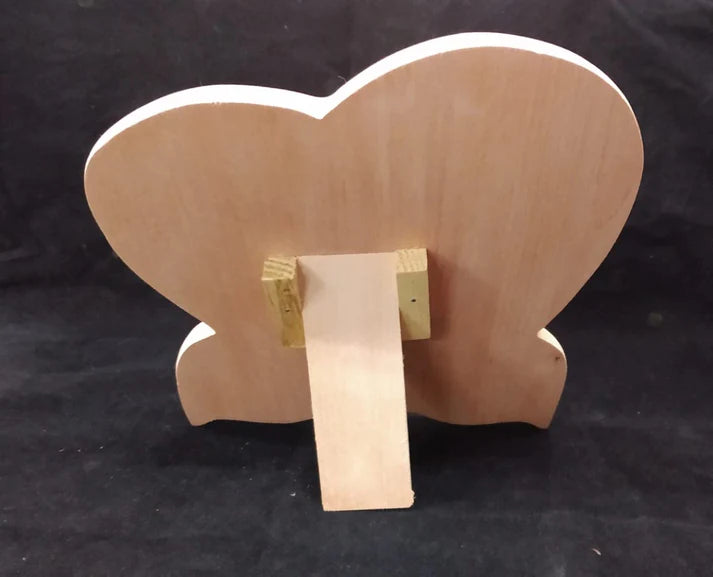 Personalized Engraved Unique Designer Wooden Plaque - Best Wood Photo Frame for gifting on Happy Birthday, Anniversary (Designer Heart)