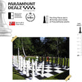 Playminds 4 Feet (48 Inches) Plastic Giant Garden Chess Pieces Set (Set of 32 pieces)