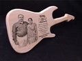 Personalized Engraved Guitar Shaped Wooden Plaque - Best gift for your loved ones
