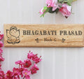 Personalized Engraved Unique Designer Table Wooden Name Plaque - Best Wood Photo Frame for gifting