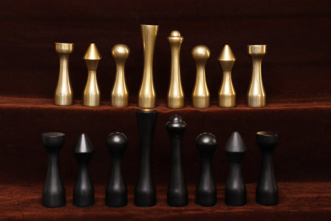playminds Roman Empire Metal Chess Set & Artisan Carved Chest