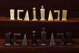 playminds Roman Empire Metal Chess Set with Artisan Floral Chest