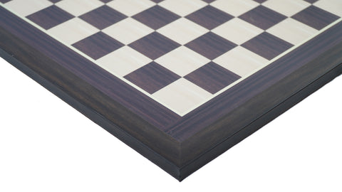 playminds 21" Grandmaster Series Ebony & Maple Wooden Chess Set – Triple-Weighted Professional Edition
