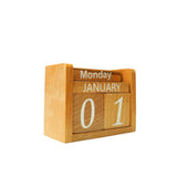 Craft Closet & Gifts - Steam Beech Wood Stylish Rolling Table Calendar Personalized Office/Study Desk Supplies Accessory for IAS, Advocate, Office & Corporate Gifts