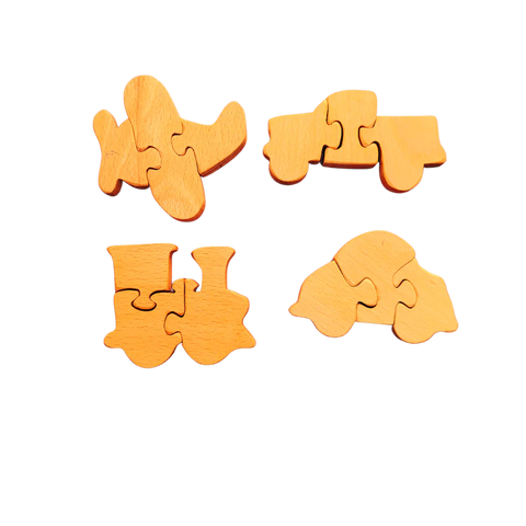 Playminds Educational Pre-school Transport Toddler mini puzzle | Jigsaw Puzzle | Brain Booster Puzzle| Beach Wood Puzzles