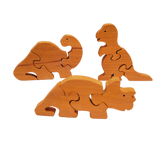 Playminds Educational Pre-school Dinosaurs mini puzzle | Jigsaw Puzzle | Brain Booster Puzzle| Beach Wood Puzzles