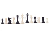 Plastic 4Inches King Height Fide Standard Professional Tournament Staunton Chess Pieces with 2 Extra Queens, Carry Pouch