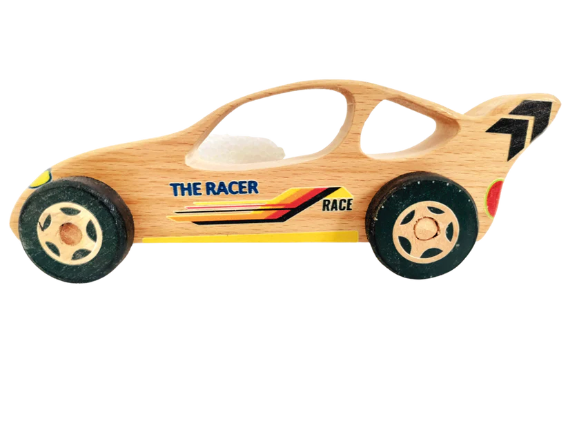 Playminds Sedan Toy Car (Wooden sedan car)| Organic Toy Car| Push Car| Pretend play car