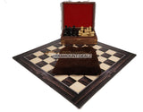 Playminds 19" Wooden Laminated Chess Board Game with 3.75" Staunton Style Wooden Chess Pieces | Made from Premium Quality Engineering Wood