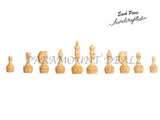 Hand Crafted Carving Chess Pieces with Chess Wooden Box - Best for Gifting & Home Decor (Without Chess Board)