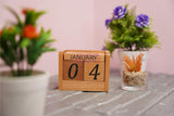 Craft Closet & Gifts - Stylish Wooden Rolling Table Calendar Personalized Office/Study Desk Supplies Accessory for IAS, Advocate, Office & Corporate Gifts