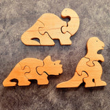Playminds Educational Pre-school Dinosaurs mini puzzle | Jigsaw Puzzle | Brain Booster Puzzle| Beach Wood Puzzles