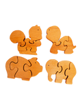 Playminds Educational Pre-school Animal mini puzzle | Jigsaw Puzzle | Brain Booster Puzzle| Beach Wood Puzzles