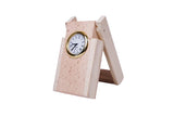 Craft Closet & Gifts - Wooden Desk Organizer with Clock |Pen Holder |Office