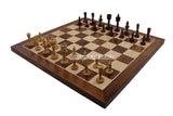 Playminds Classic Lamp Series 3.5" King Height Wooden Chess Pieces - Made from Sheesham Wood Indian Rosewood | Specially Designed for Players (Chess Board Not Included)