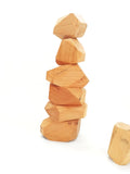 Playminds Zen Balancing Blocks set of 10 unique piece (1 large, 7 medium, 2 small) | Wooden Balancing Blocks | Wooden Zen Blocks