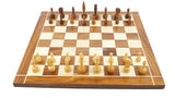 Playminds 3.5" King Size Handmade 32 Chessmen Wooden Chess Pieces with Velvet Carry Pouch and Sheesham Wooden Chess Box - Designed for Professional Players