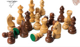 FIDE Standard 3.75 Inch King Height-Collector Edition Wooden Chess (Staunton Pieces/Drawstring pouch)