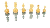 Playminds 3.5" King Size Handmade 32 Chessmen Wooden Chess Pieces with Velvet Carry Pouch and Sheesham Wooden Chess Box - Designed for Professional Players