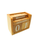 Craft Closet & Gifts - Steam Beech Wood Stylish Rolling Table Calendar Personalized Office/Study Desk Supplies Accessory for IAS, Advocate, Office & Corporate Gifts