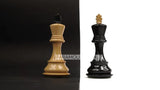 Playminds Russian Wooden 3.75" King Size Chess Pieces Set with Chess Pouch | Handcrafted From Indian Artisan by Maple Wood, Sheesham Wood, Rosewood, Golden Rosewood