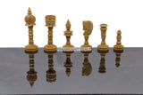Playminds Classic Lamp Series 3.5" King Height Wooden Chess Pieces - Made from Sheesham Wood Indian Rosewood | Specially Designed for Players (Chess Board Not Included)