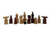 playminds 21-Inch Modernist Cylindrical Metal Chess Set | Solid Brass & Gunmetal