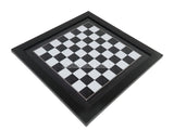playminds 21" Elite Mirror-Finish Wooden Chess Set – Deep Grain High-Gloss Collection