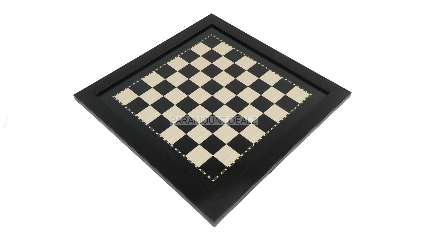 playminds 21" Signature Tournament Wooden Chess Set – Natural Grain & Staunton Series