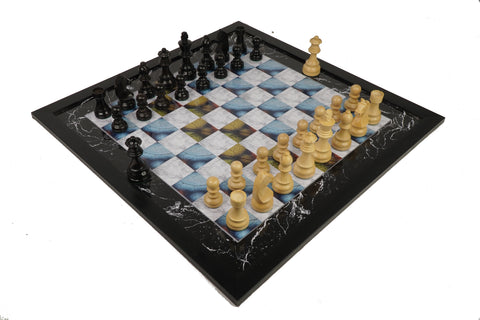 playminds 21" Imperial Roman Empire Metal Chess Set – Hand-Polished Antiqued Figures