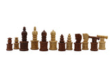 playminds 21-Inch Modernist Cylindrical Metal Chess Set | Solid Brass & Gunmetal