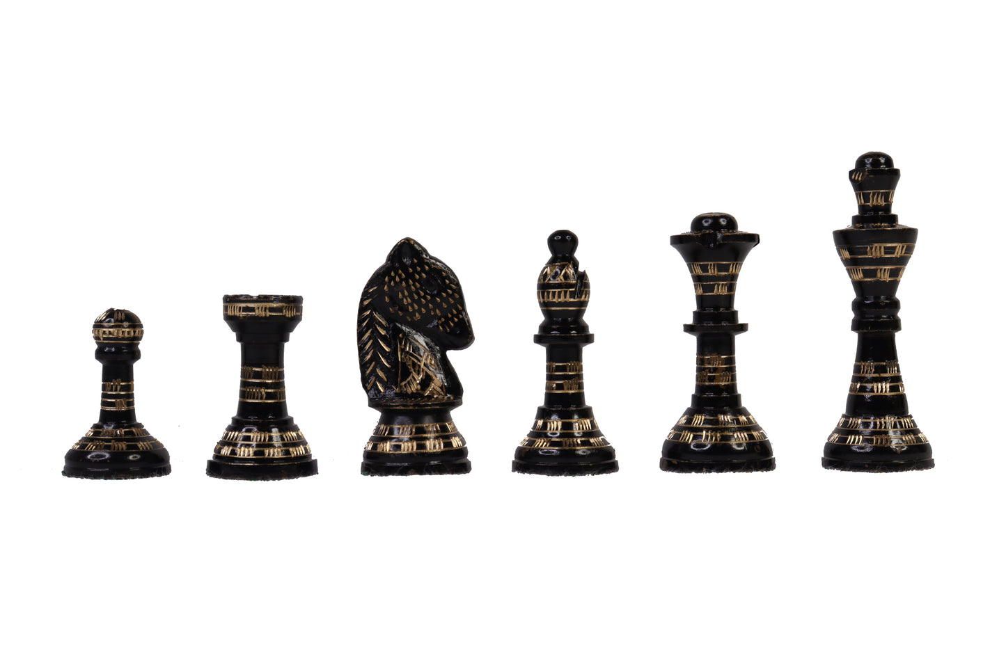 Playminds Luxury Brass Metal Chess Set with 12” Board – 2.5” King Height | Premium Decorative Chess Set | Compact Travel & Gift Chess Set