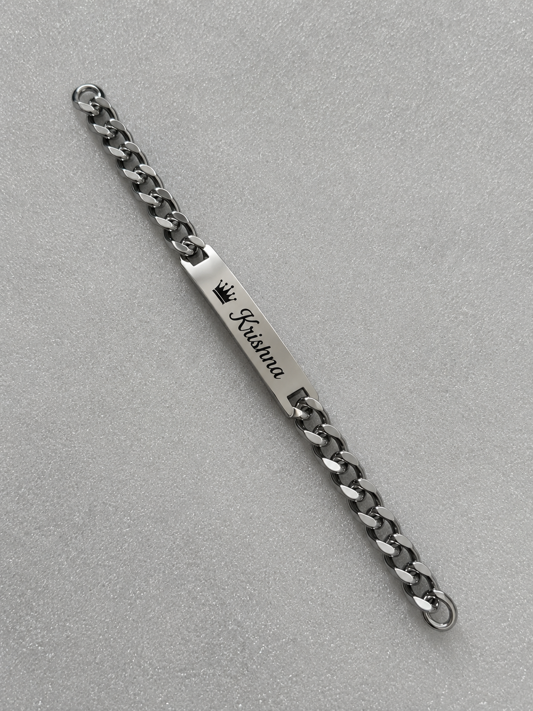 Rakhi - Personalized Crown Name Bracelet