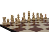 playminds 21-Inch Professional Staunton Wooden Chess Set with Tiered Pedestal Board