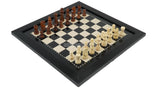 playminds 21" Signature Tournament Wooden Chess Set – Natural Grain & Staunton Series