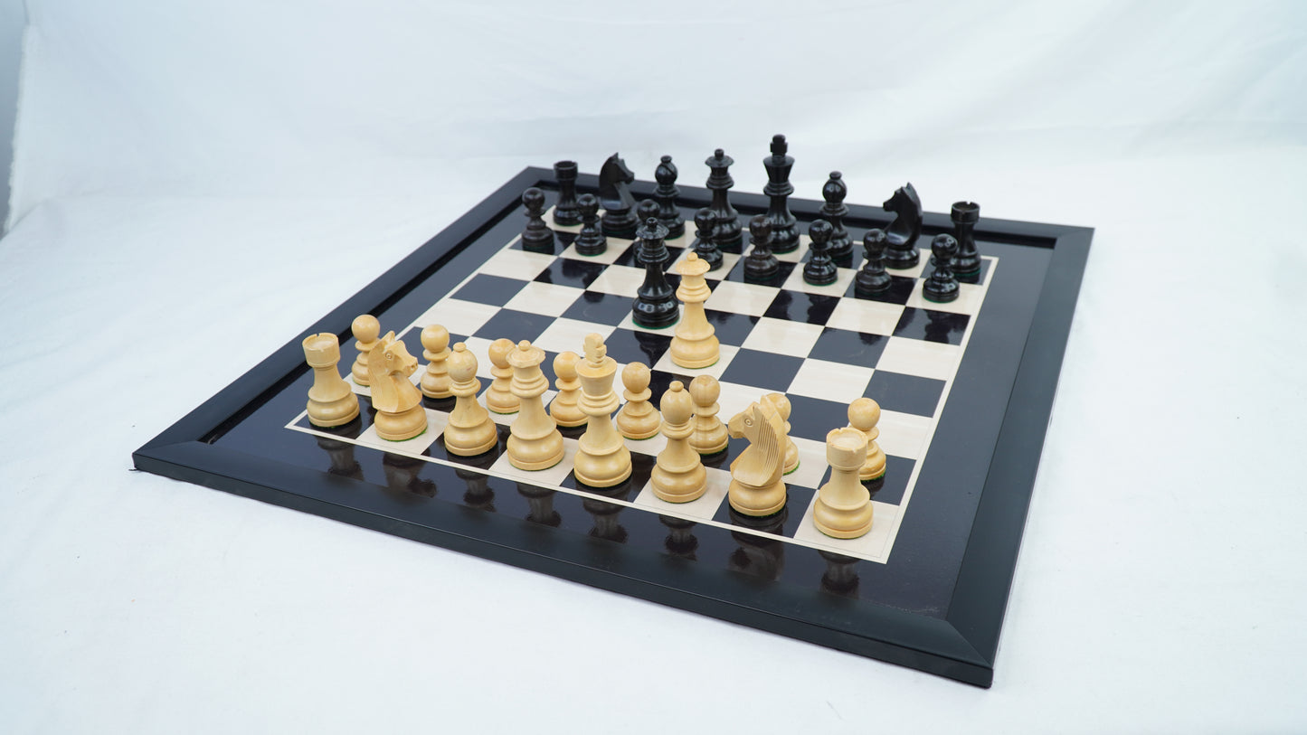 playminds 21" Imperial Gold-Series Wooden Chess Set – Professional Grandmaster Edition