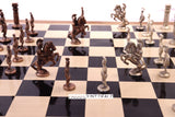 playminds Roman Empire Metal Chess Set