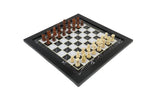 playminds 21" Professional Tournament Wooden Chess Set – High-Gloss Pedestal Edition