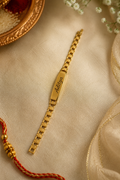 Rakhi - Golden Bracelet - Personalized Name Rakhi