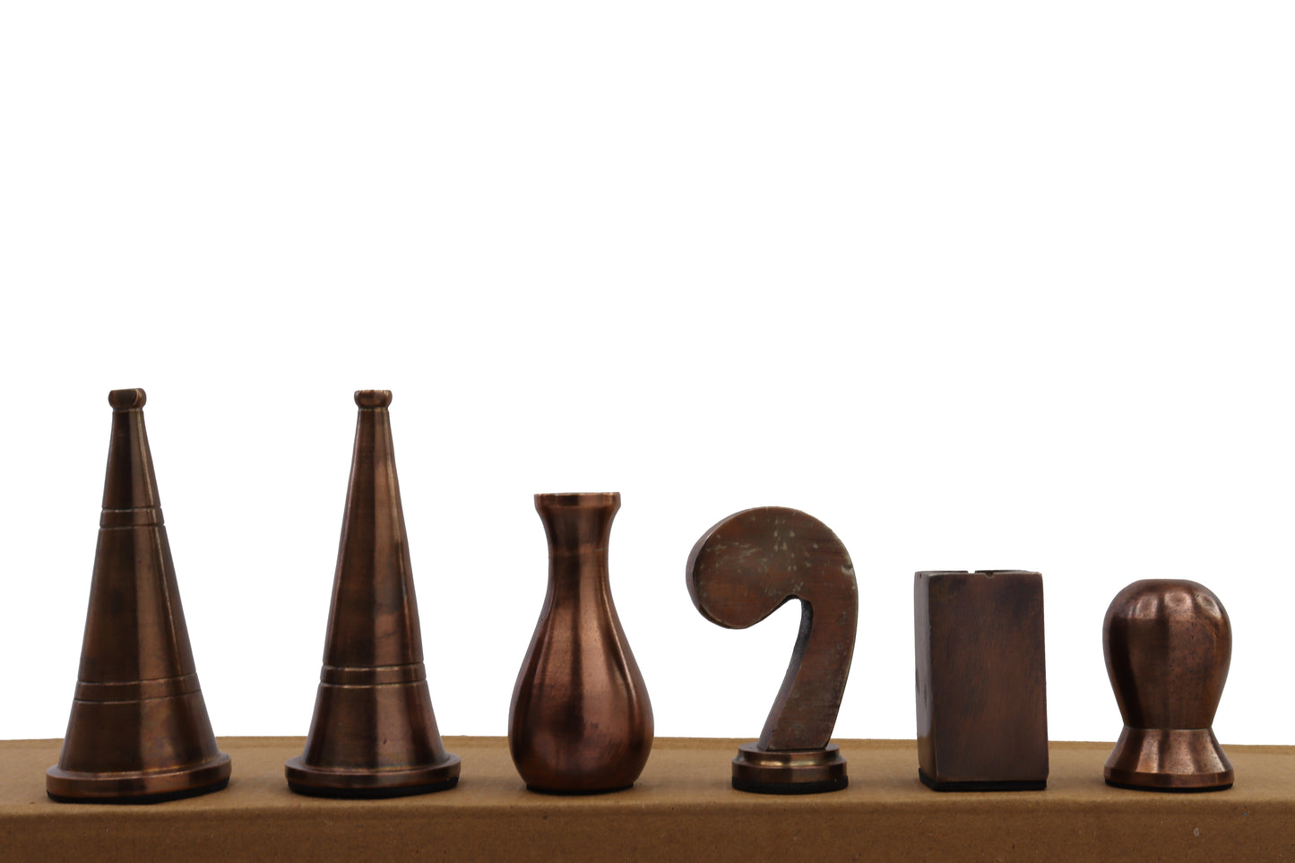 playminds 21-Inch Luxury Roman Empire Minimalist Metal Chess Set | Artisan Rosewood & Maple