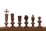 playminds Ultra-Slim Sculptural Metal Chess Set | Polished Brass & Gunmetal