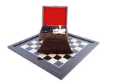 playminds 21" Grandmaster Series Ebony & Maple Wooden Chess Set – Triple-Weighted Professional Edition