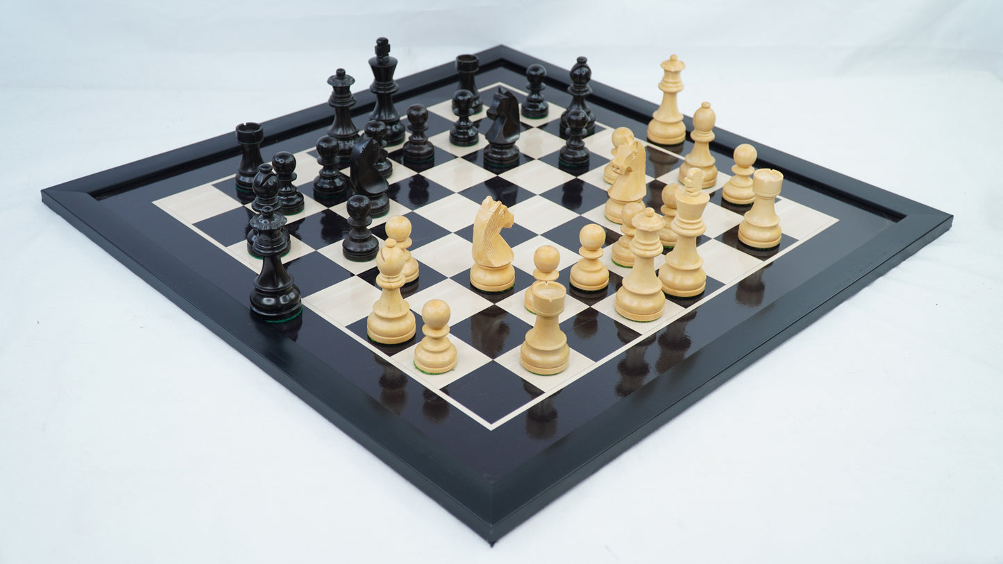 playminds 21" Imperial Gold-Series Wooden Chess Set – Professional Grandmaster Edition