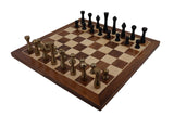 playminds Roman Empire Metal Chess Set & Artisan Carved Chest