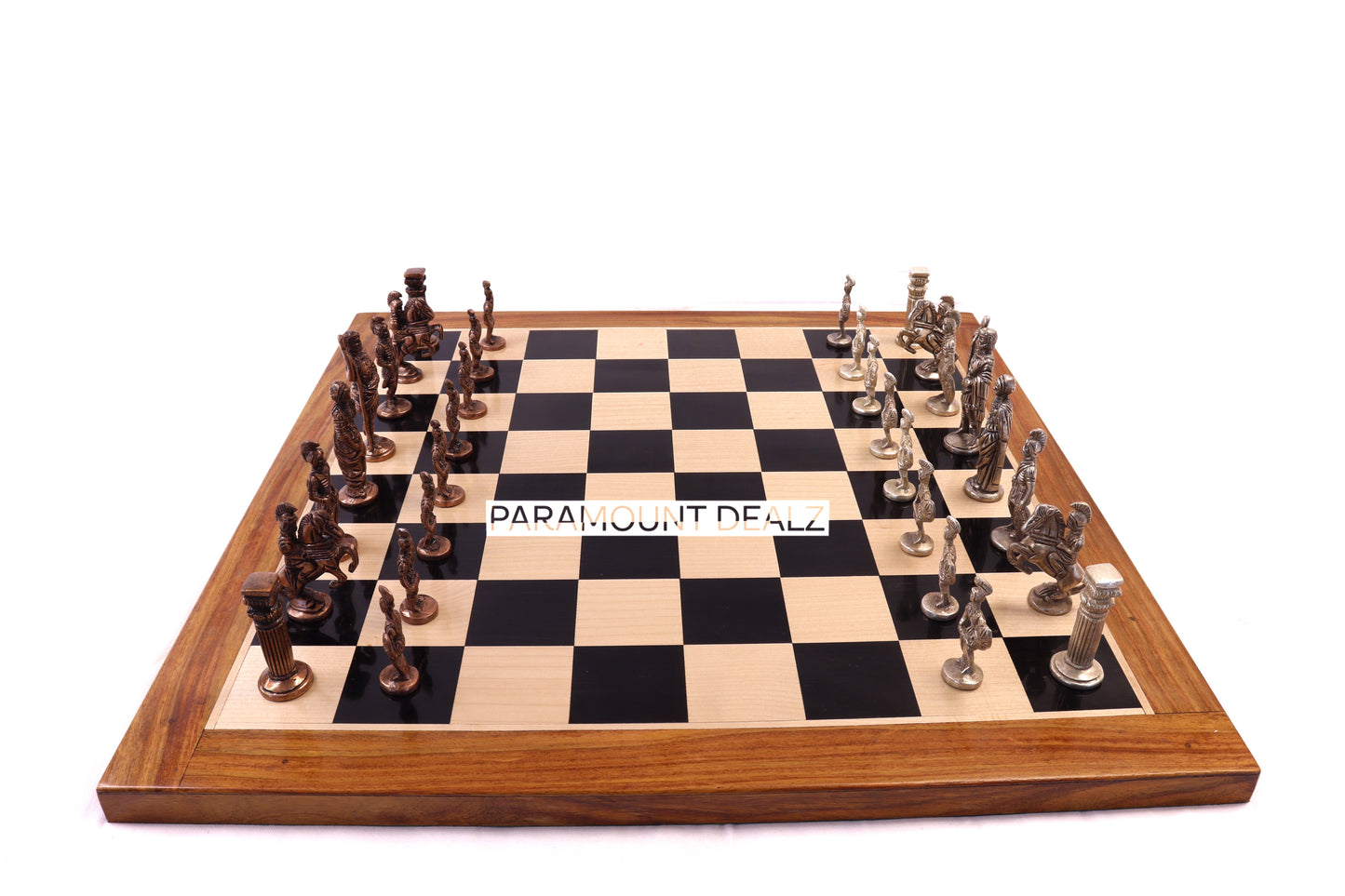 playminds Roman Empire Metal Chess Set