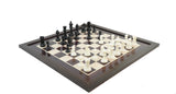 playminds 21" Grandmaster Series Ebony & Maple Wooden Chess Set – Triple-Weighted Professional Edition